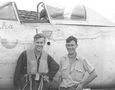 No 77 Squadron Association Korea photo gallery - Don Smith and LAC Paul - who looked after me very well (D. Smith)